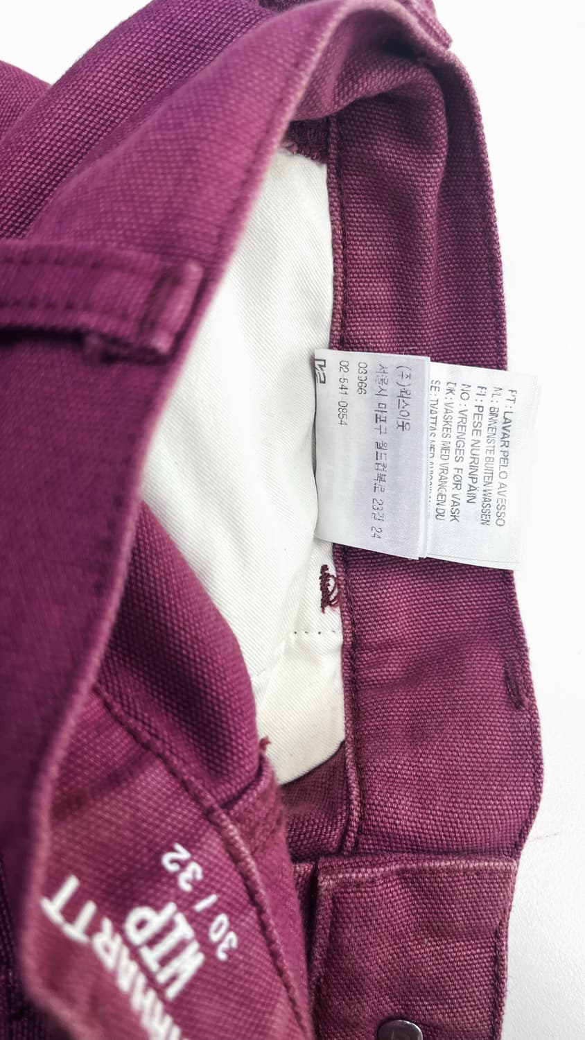 칼하트 WIP 더블 니 30x32 상품이미지7