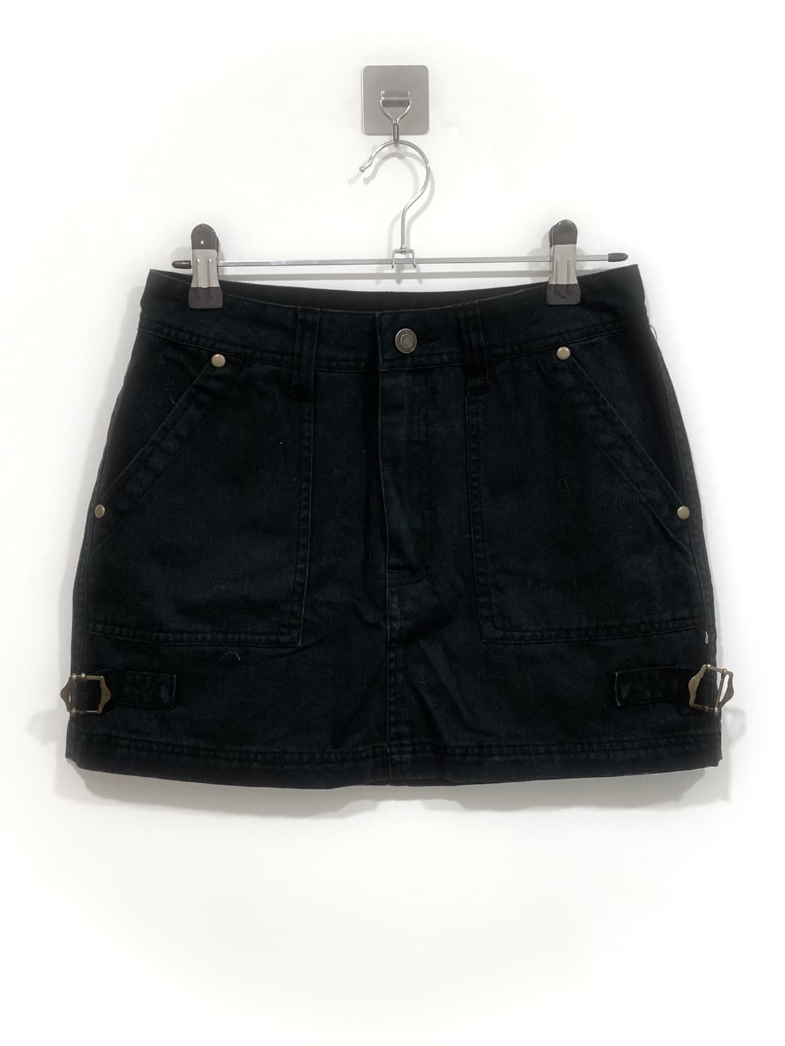 black buckle short skirt 상품이미지1
