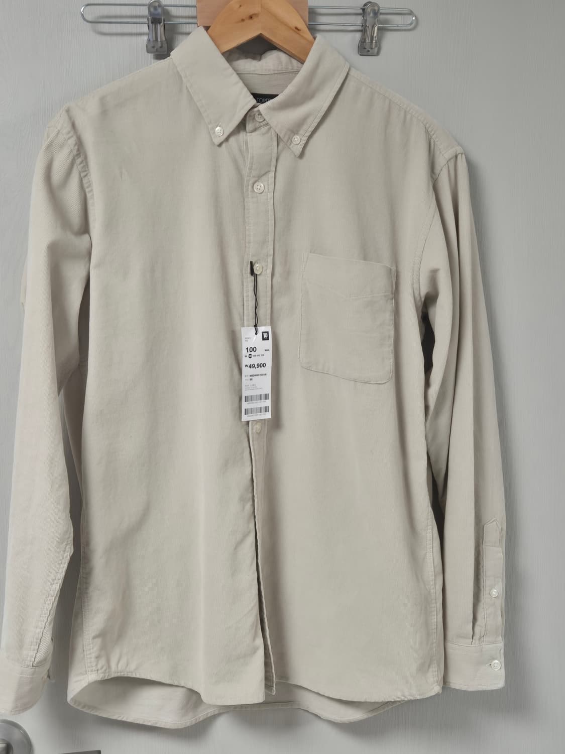 코듀로이(골덴) 셔츠 100 2벌(새상품) 상품이미지2