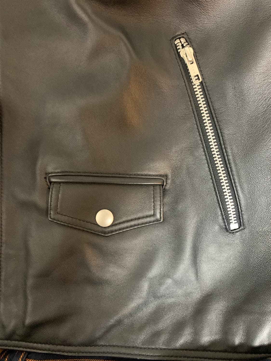 도프제이슨 양가죽 더블라이더 자켓 상품이미지9