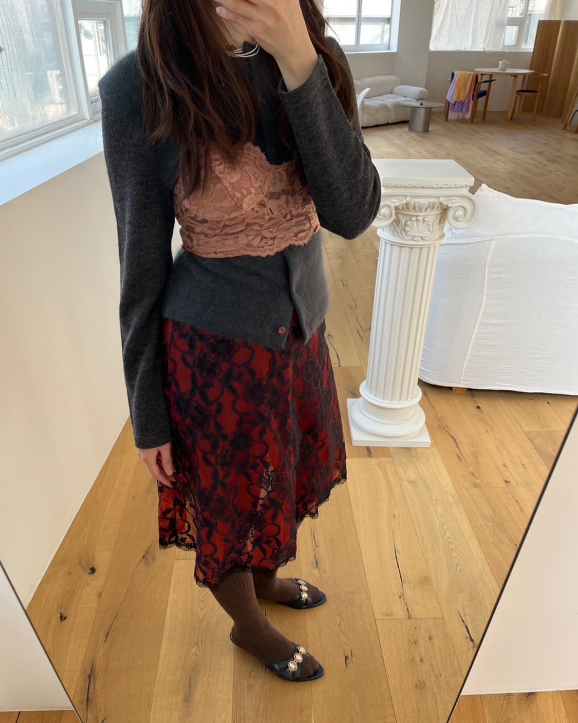 Rouge lace slip SK 상품이미지3