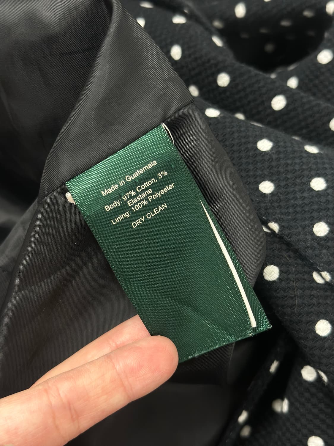 로렌 랄프로렌 도트 트렌치 코트 상품이미지9