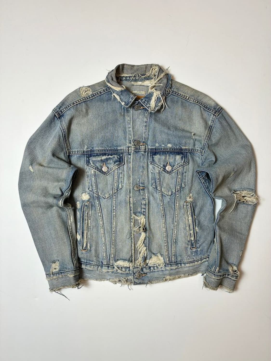 데님앤서플라이 00's 데미지 연청 자켓 PN9311 상품이미지1