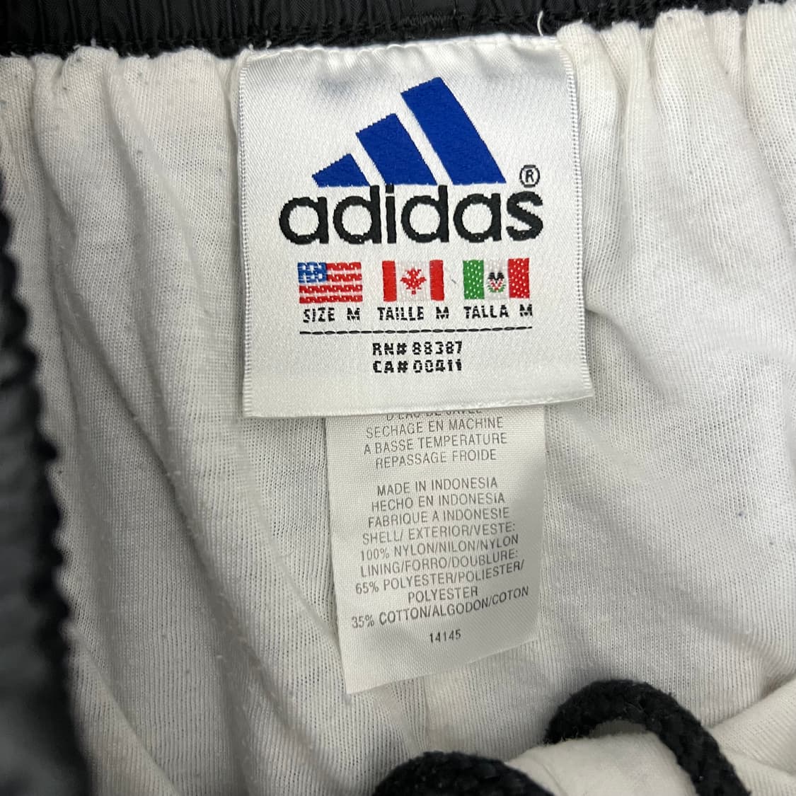 아디다스 00s 유광 블랙 삼선 트랙팬츠 상품이미지6