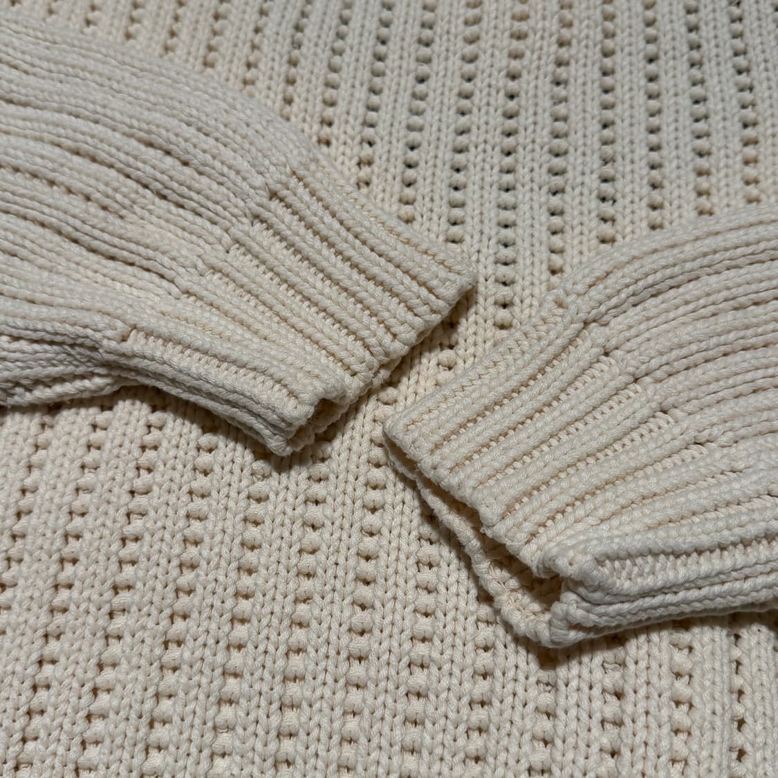 Gap 올드 갭 헤비 크리켓 니트 M 100~105 상품이미지4