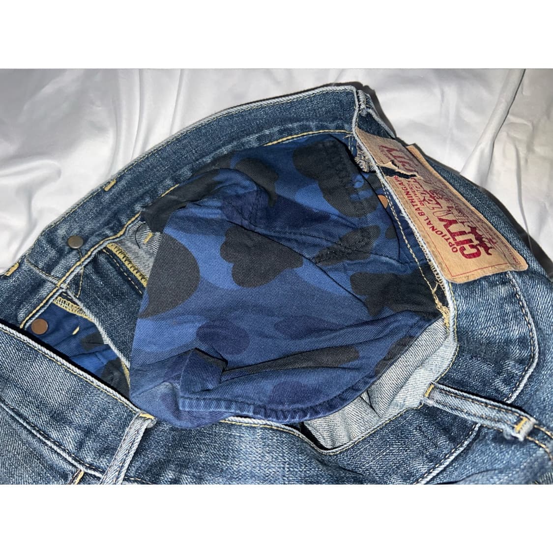 Bape 00s Vintage Denim Pants 상품이미지7