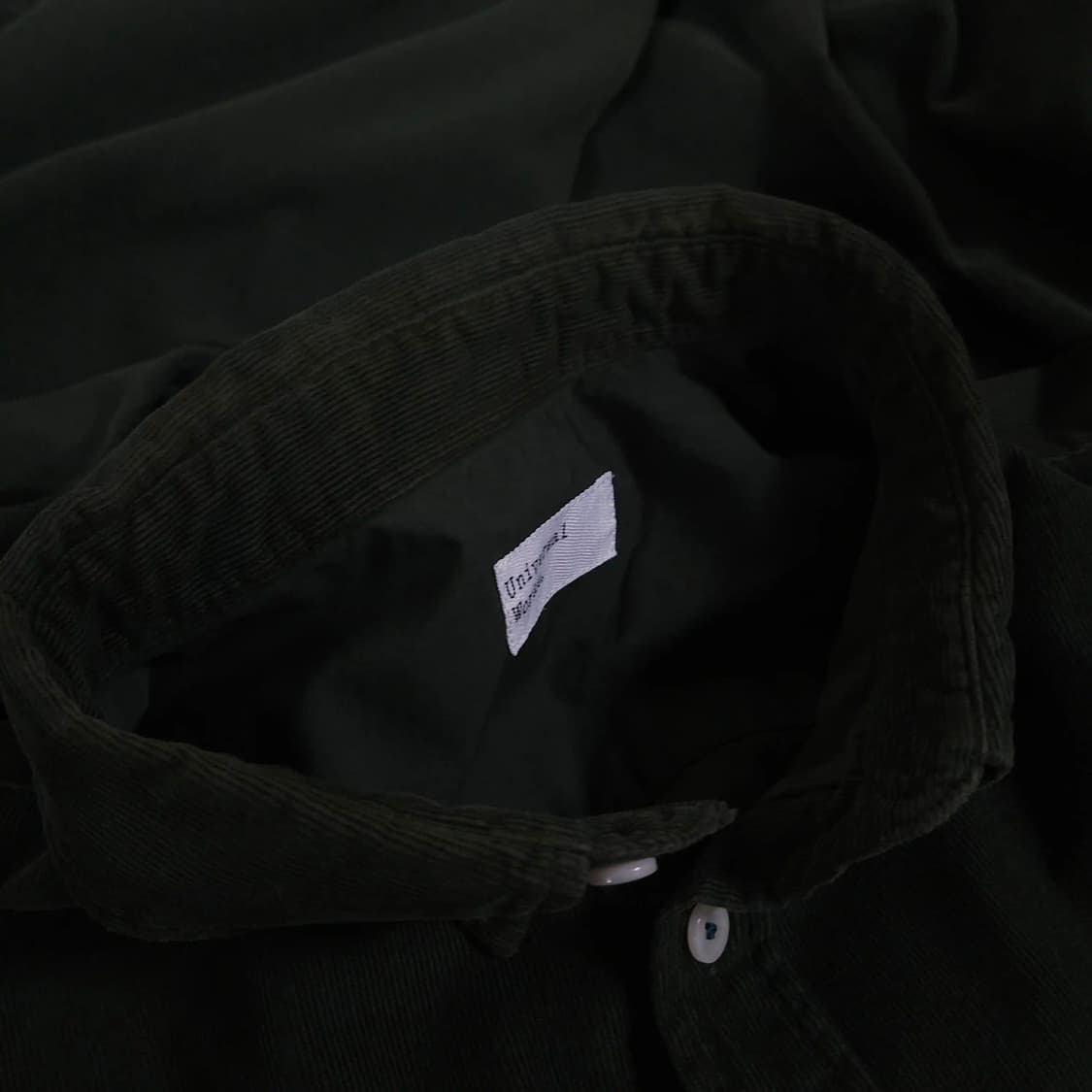 XL)Universal Works 유니버셜 웍스 코듀로이 셔츠 카키 상품이미지3