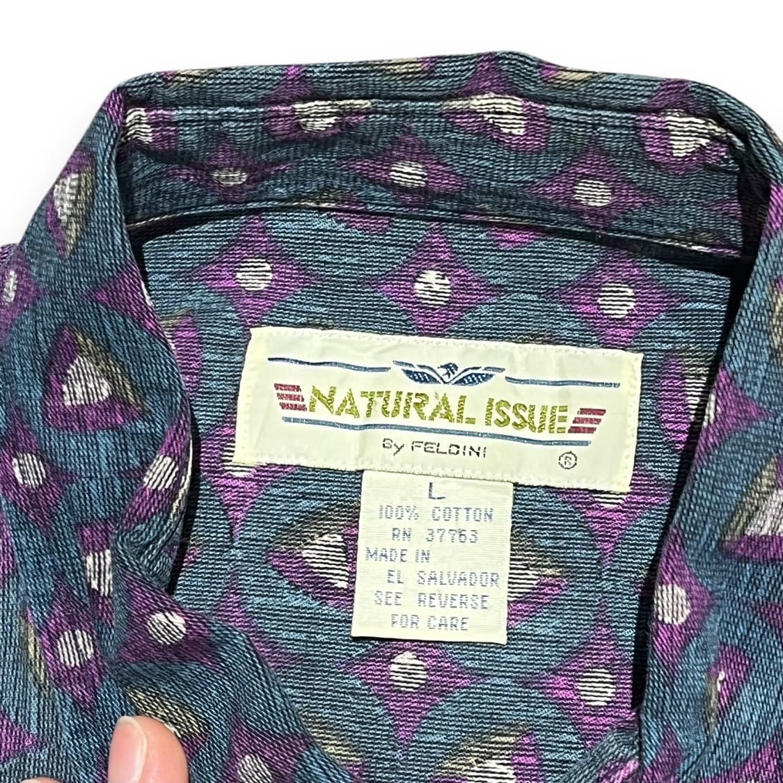 natural issue 패턴 셔츠 상품이미지8