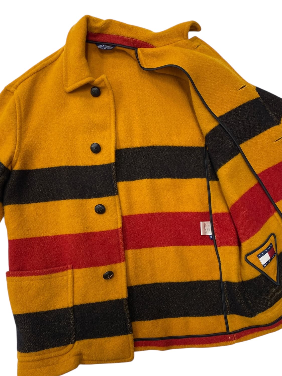 90‘s 타미힐피거 울 블랭킷 자켓 상품이미지7