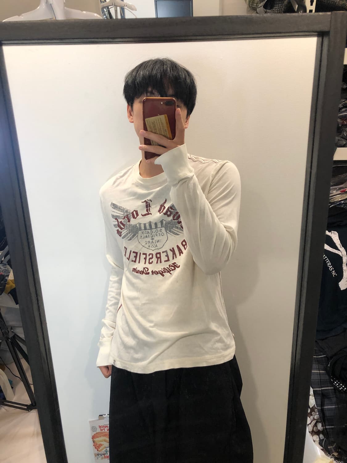 빈티지 스티치 로드로즈 긴팔 y2k 펑키 갸루 일본빈티지340 상품이미지5
