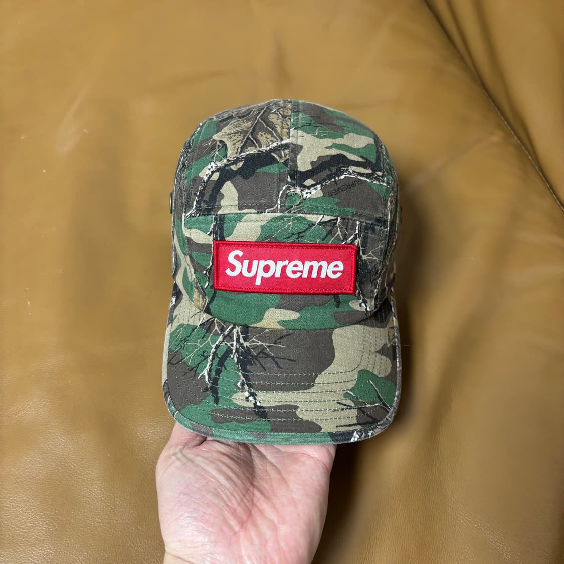 슈프림 캠프캡 모자 박스로고 22fw 밀리터리 브랜치 올리브 카모 상품이미지2