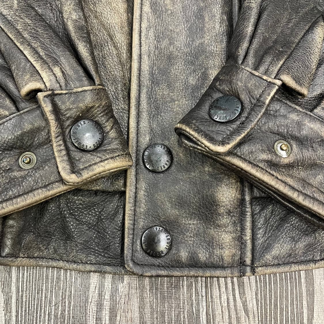 00's 빈티지 에디바우어 레더자켓 상품이미지2