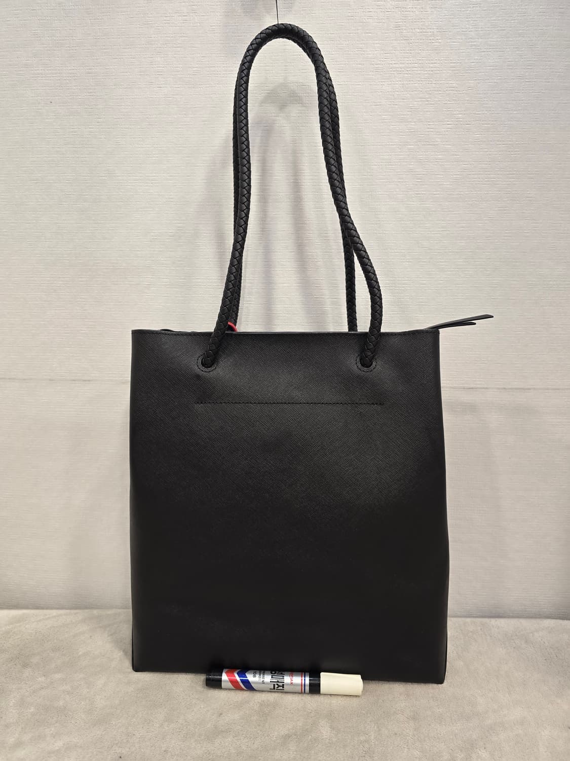 질스튜어트 블랙 소가죽 쇼퍼백 숄더백 상품이미지3