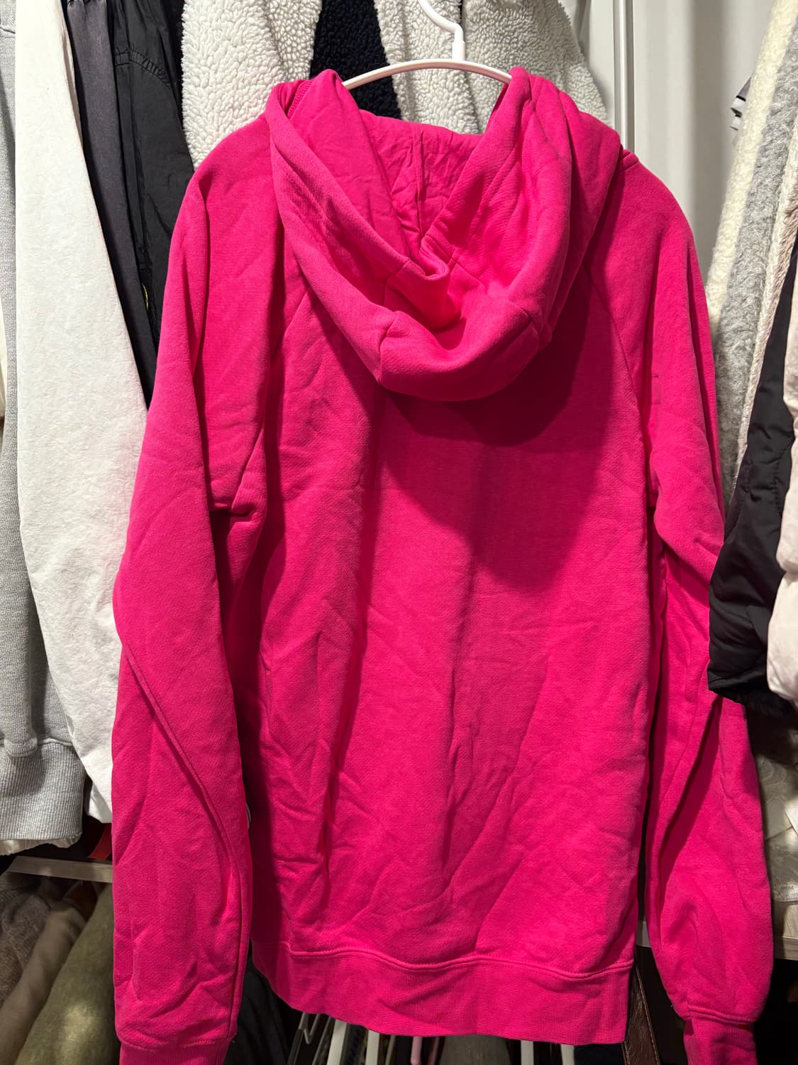 나이키 핫핑크 후드티(기모) 상품이미지3