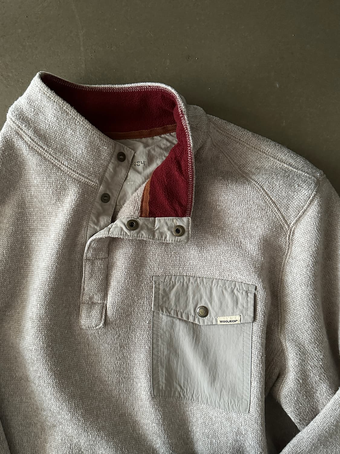 울리치 구형 하프스냅 풀오버 플리스 상품이미지5