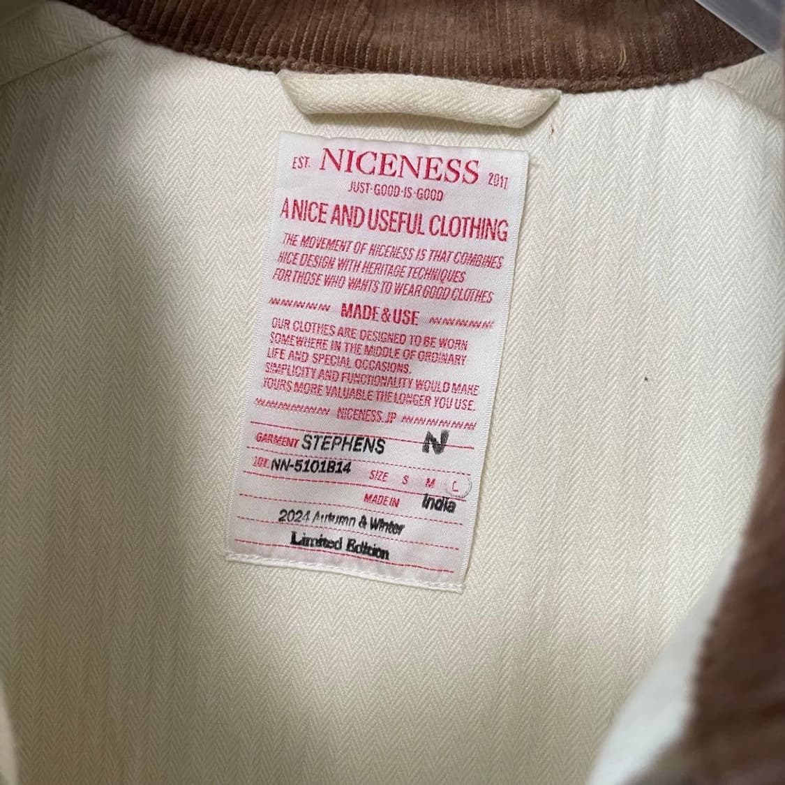 24fw STEPHENS INDIAN jkt 상품이미지4