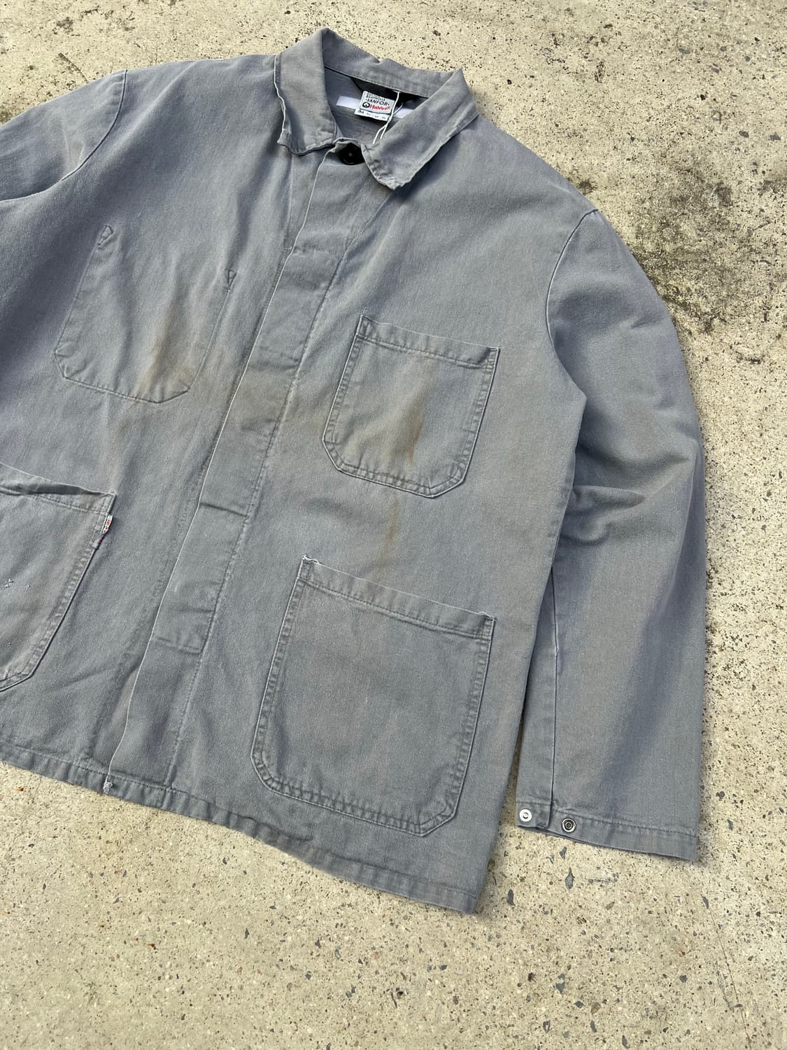 DIRTY WASHING HAVEP GREY 빈티지유럽피안워크자켓 상품이미지5