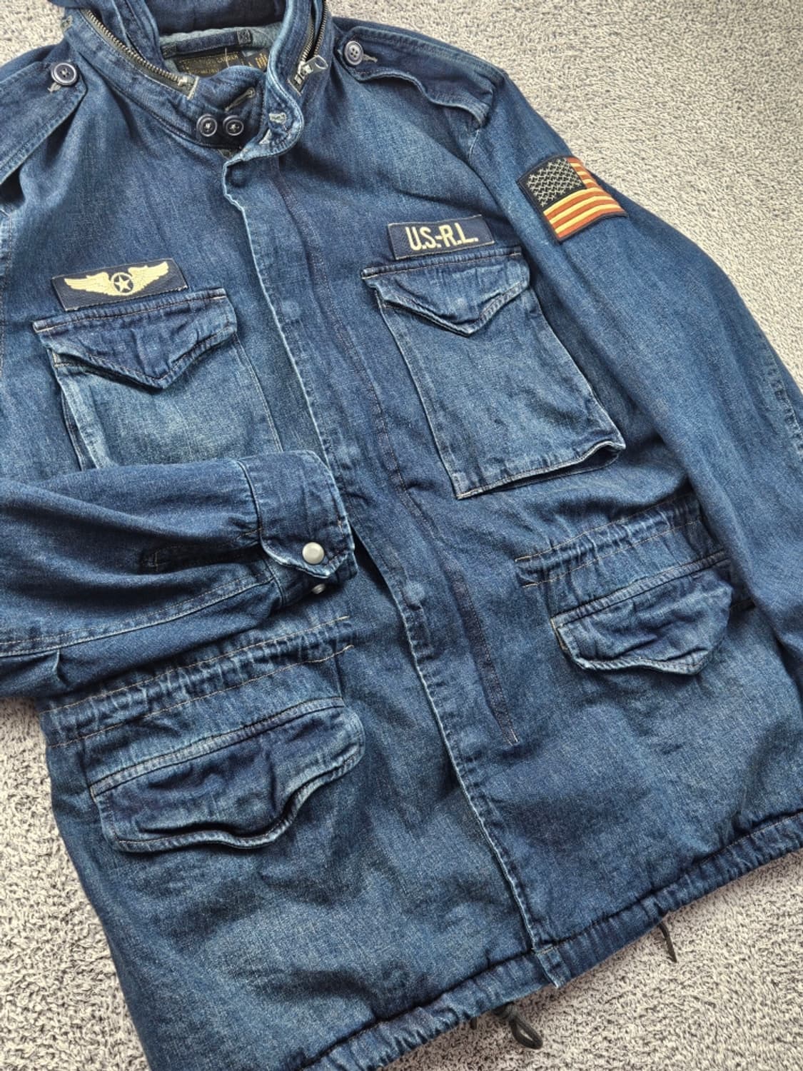 폴로랄프로렌 US-RL 데님 M65 필드 자켓 ( L ) / 11091 상품이미지6