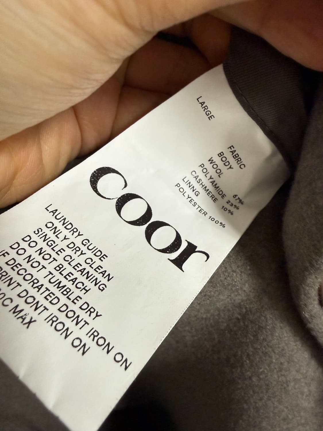 COOR 쿠어 MTR 발마칸 코트 상품이미지6