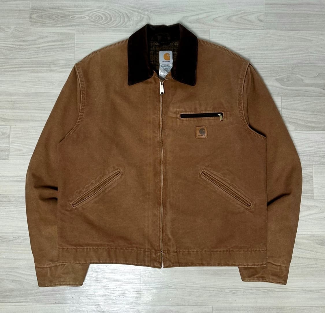 칼하트 j97 brn L 디트로이트 자켓 상품이미지1