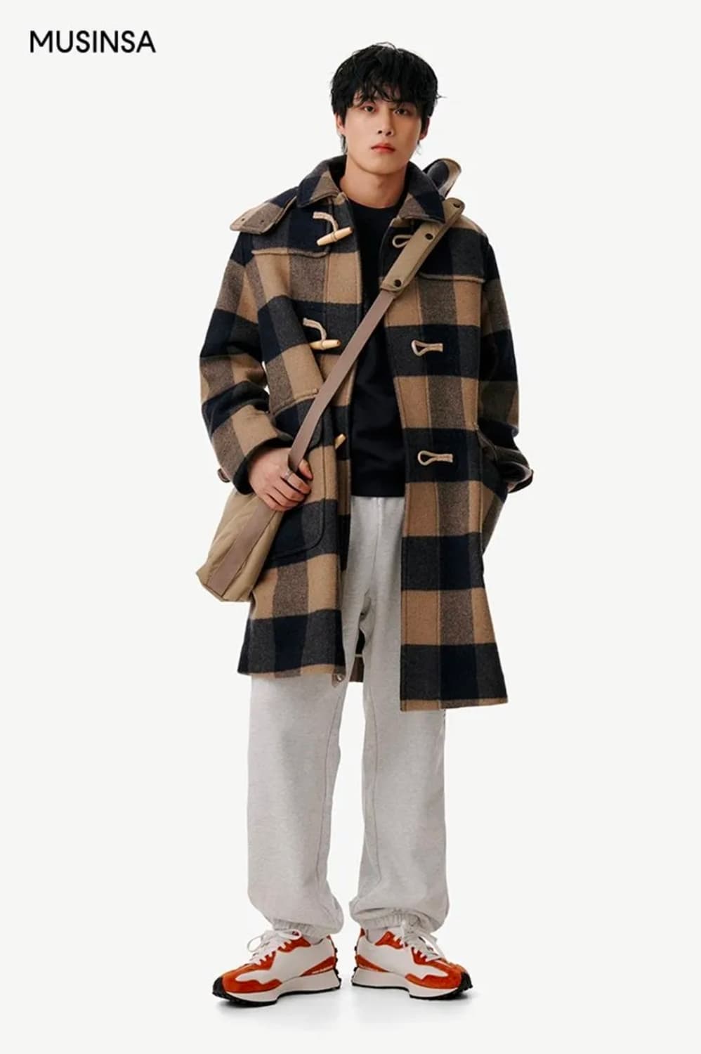 (새상품) 커스텀멜로우 체크 코트 상품이미지1