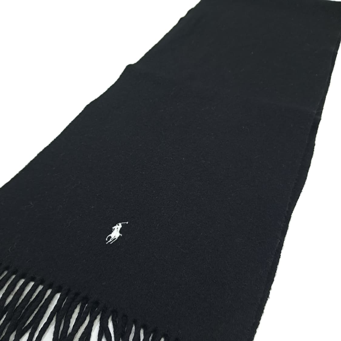 MX201 폴로 랄프로렌 블랙 램스울 목도리 머플러 상품이미지6