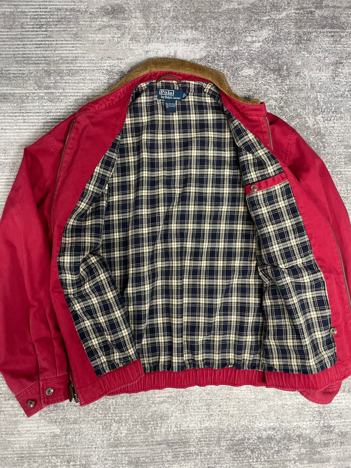 90s Polo RL 코듀로이 카라 해링턴 상품이미지8