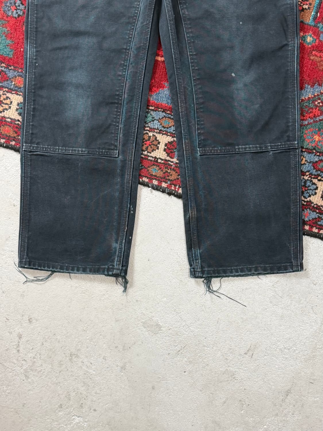 OG USA Made 칼하트 B01 더블니 블랙 칼하트 썩블니 카펜터 상품이미지7