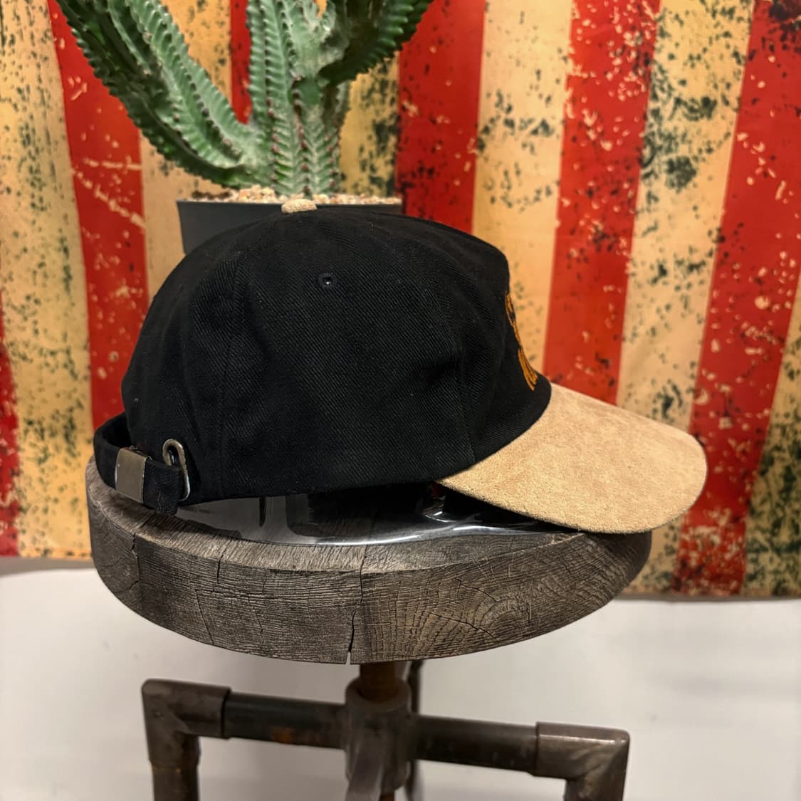 빈티지 레이디킬러 위트 레터링 코튼 스웨이드 캡 N262 상품이미지3