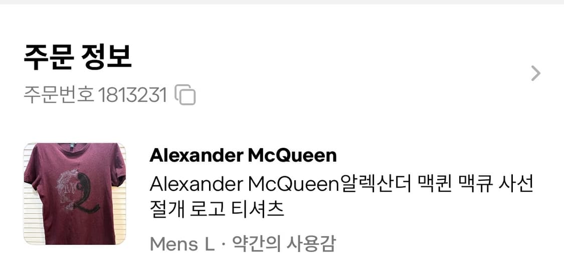 Alexander McQueen알렉산더 맥퀸 사선 절개 로고 티셔츠 상품이미지4