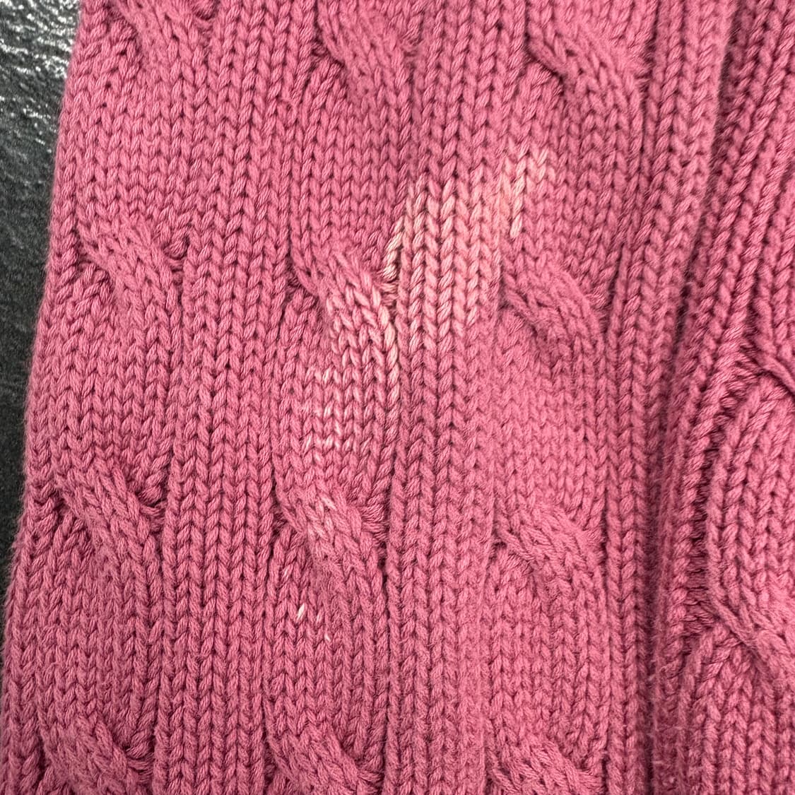 (55)폴로 랄프로렌 핑크 케이블 니트 상품이미지5