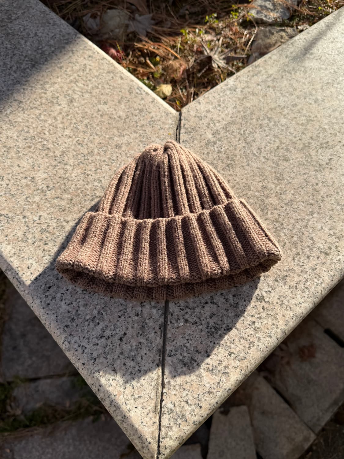 Vtg 빈티지 리브드 커프 비니 상품이미지1