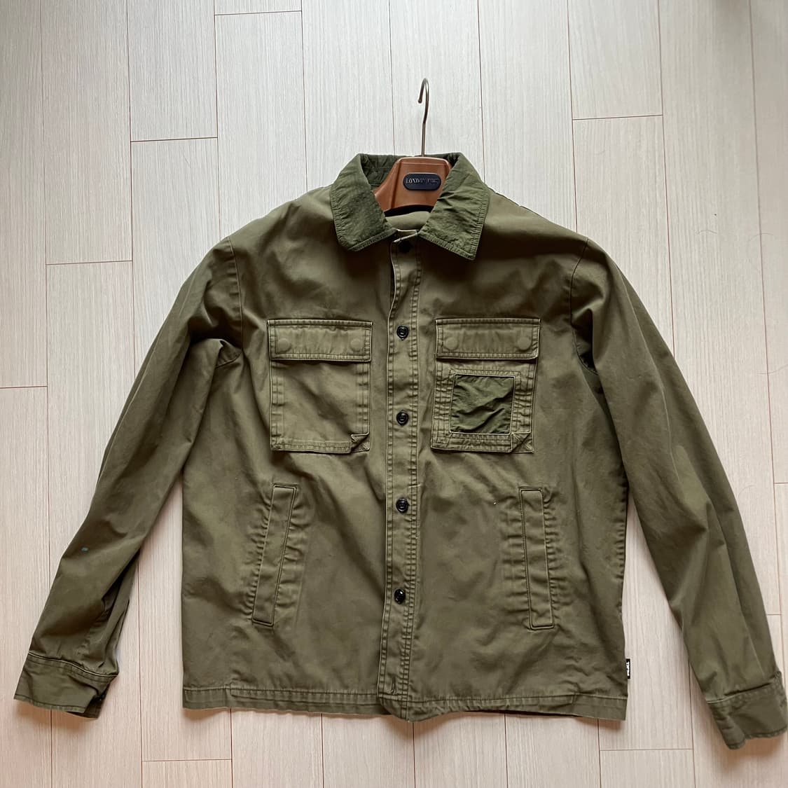 디젤 워크셔츠 카키 상품이미지1