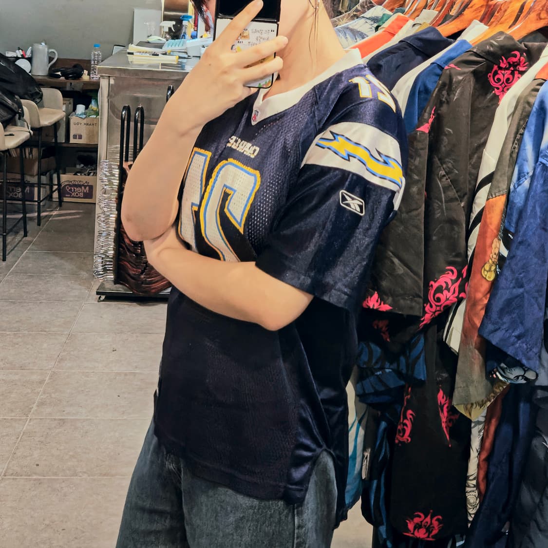 [NO.9] NFL 리복 LA 차저스 빈티지 반팔 유니폼 상품이미지3