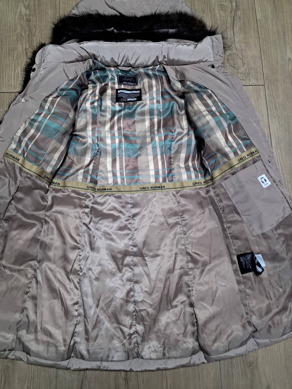 그렉노먼 여성 폭스퍼 롱패딩 90 상품이미지8