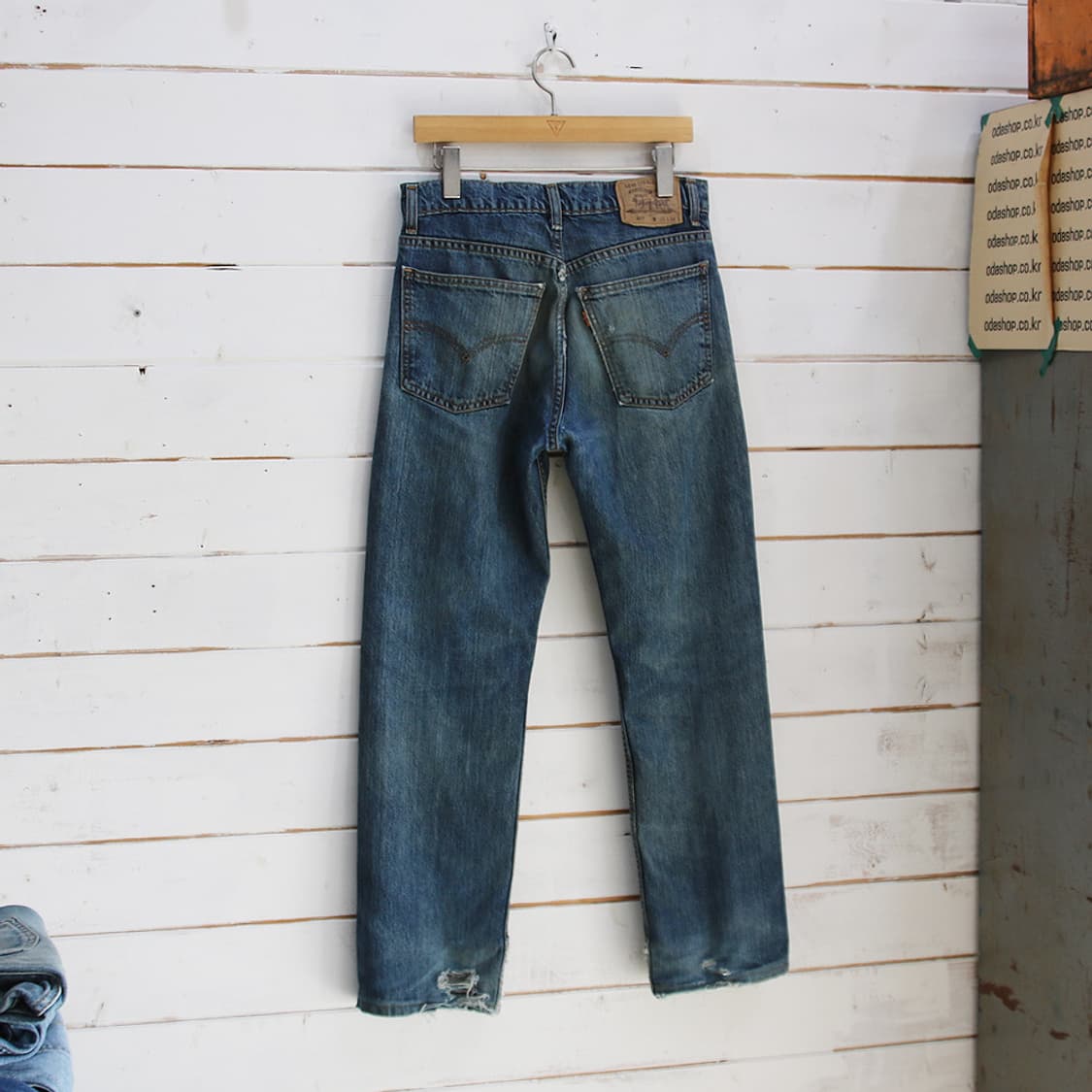 (착용컷) 90's 리바이스 607 오렌지탭 (남성용 30) 상품이미지2