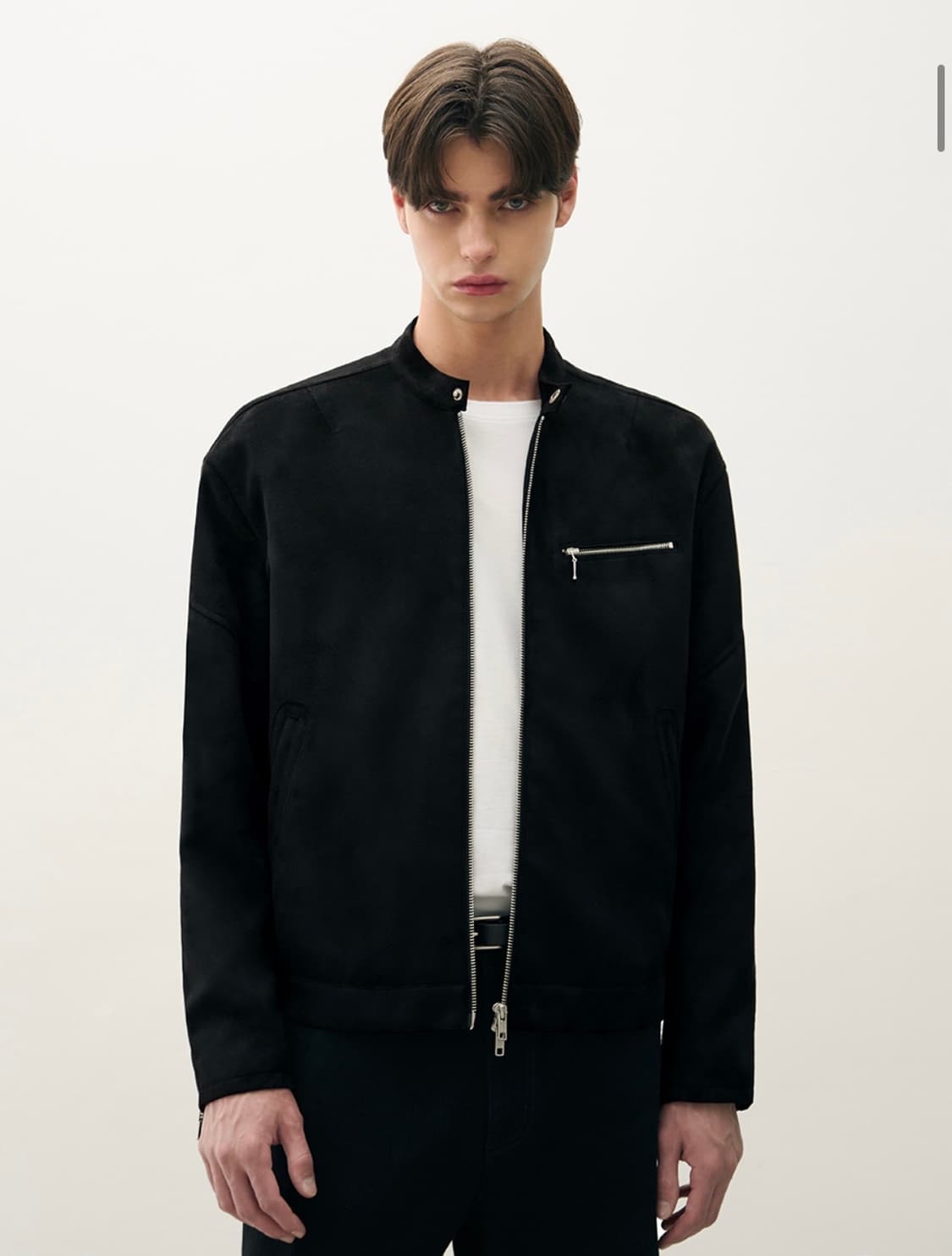 드로우핏 바이커 스웨이드 자켓 L 상품이미지2