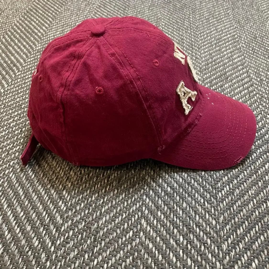 아베크롬비 버건디 볼캡 NY A&F(OS) 상품이미지2