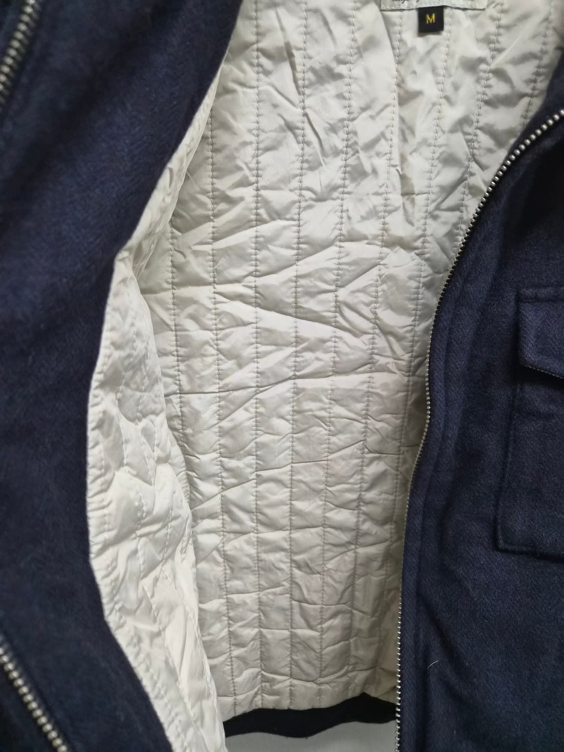 M) ESFAI 에스파이 울 블루종 자켓 팝니다 상품이미지4