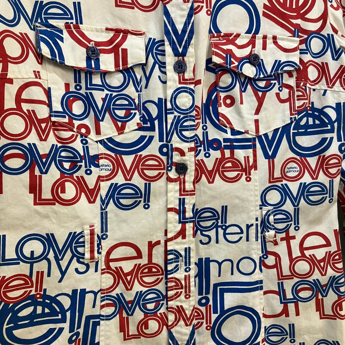 히스테릭글래머 멀티 로고 웨스턴 롱셔츠 F 상품이미지4