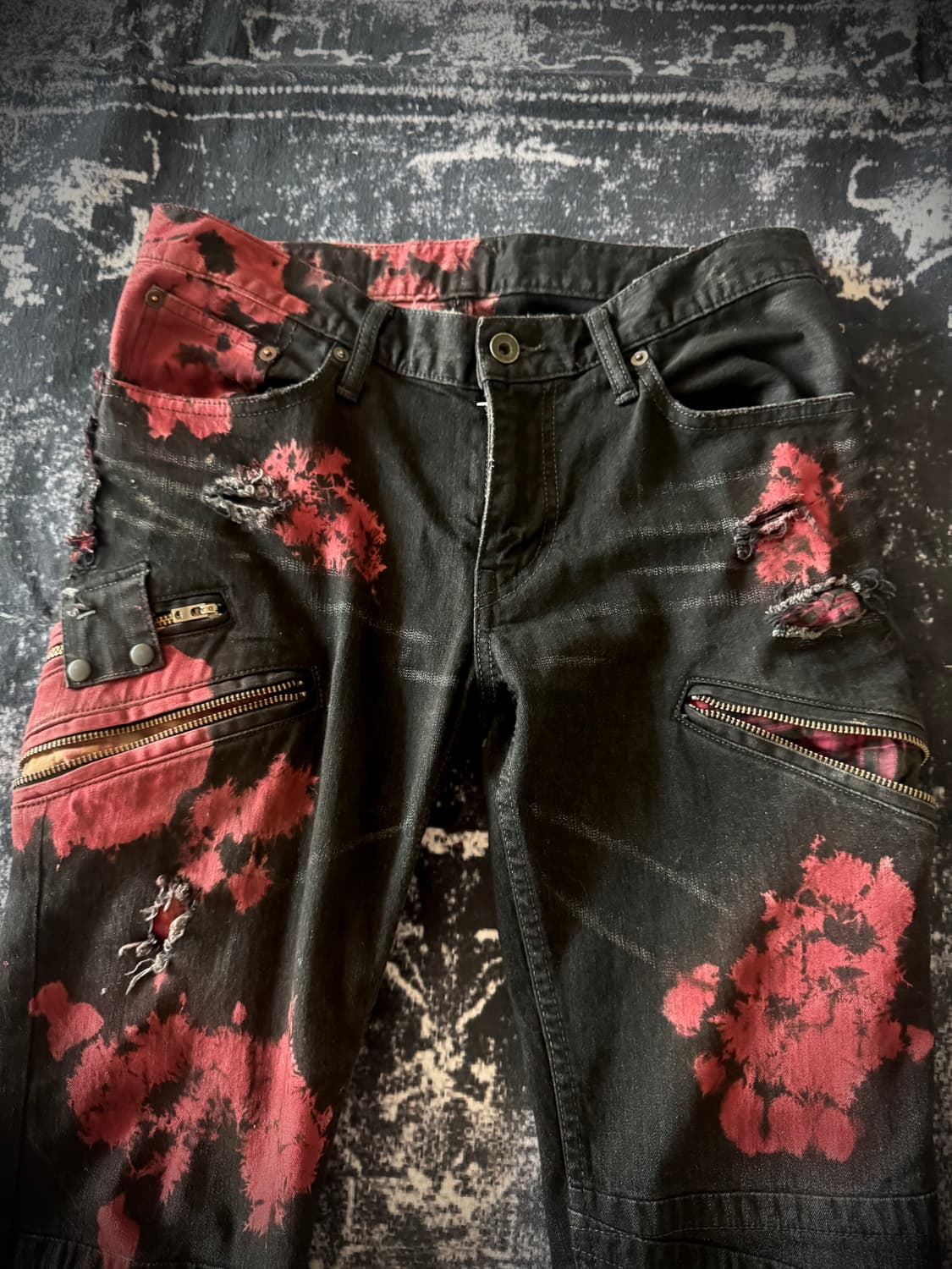 L.G.B Crash Processed Paint Denim 상품이미지3