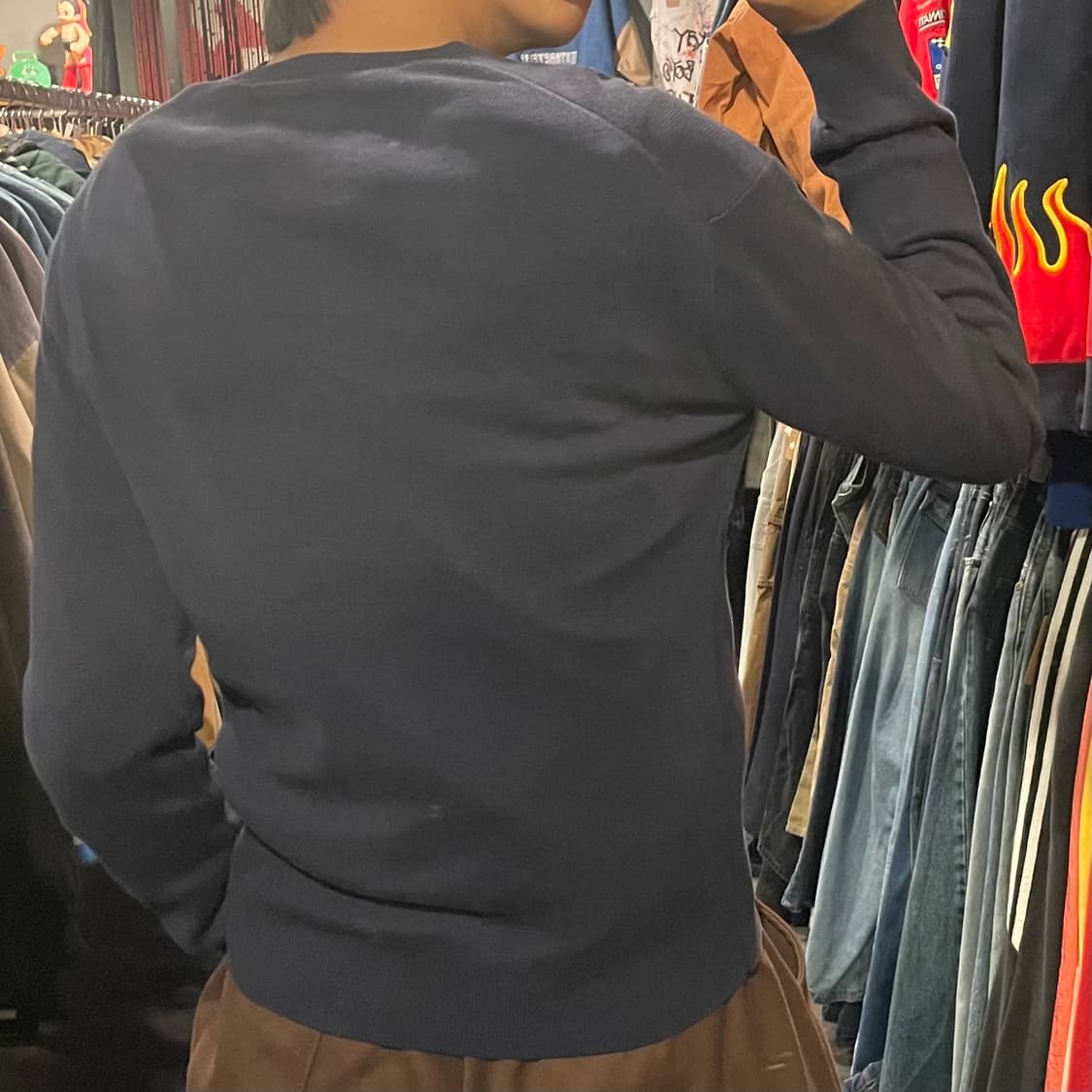 [IM] Polo 폴로랄프로렌  브이넥 네이비 긴팔니트 상품이미지6