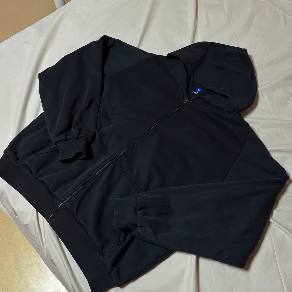 [2XL] 이지 갭 블랙 후드 집업 상품이미지3