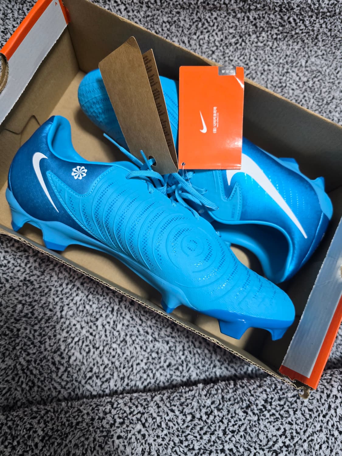 새제품) 나이키팬텀 gx2 아카데미블루 fg/MG 280 판매합니다. 상품이미지6