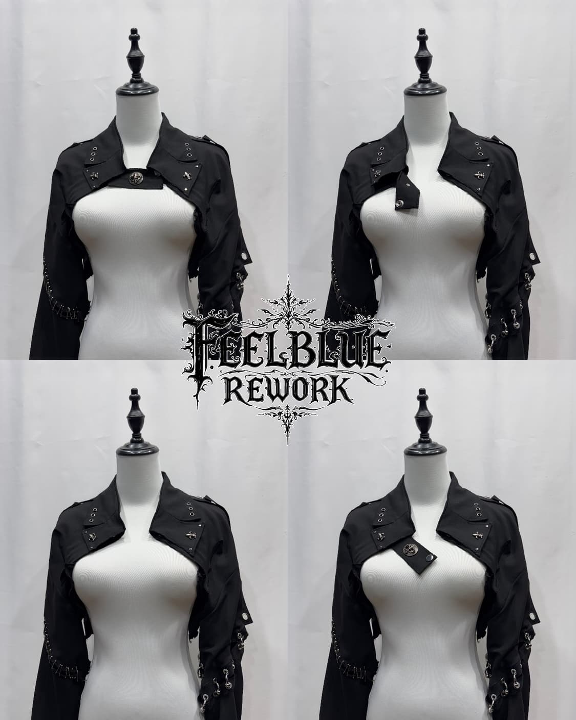 FEELBLUE REWORK NOIR HALO Layered Jacket 상품이미지10