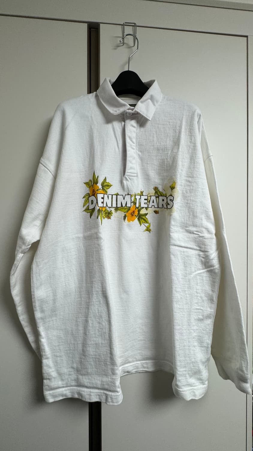 [L] 데님 티어즈 블랙 지저스 예수 럭비티 상품이미지3