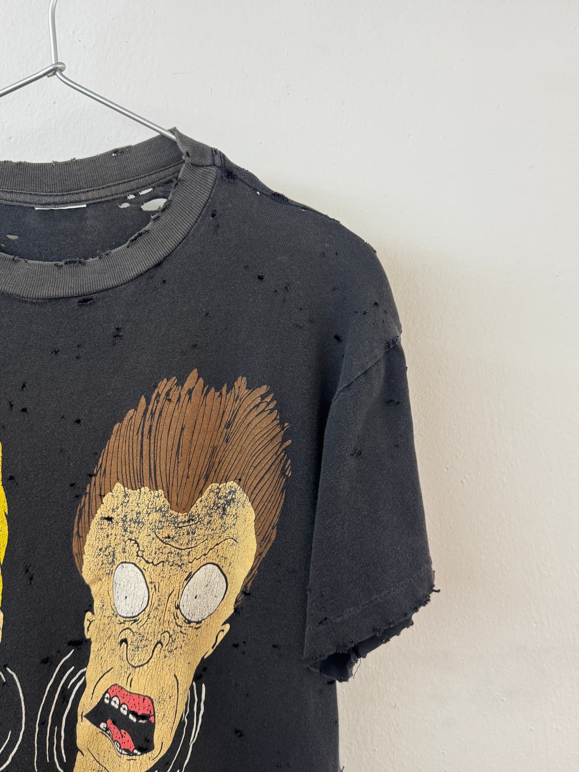 90s hard faded Beavis Butt-Head t shirt 상품이미지3