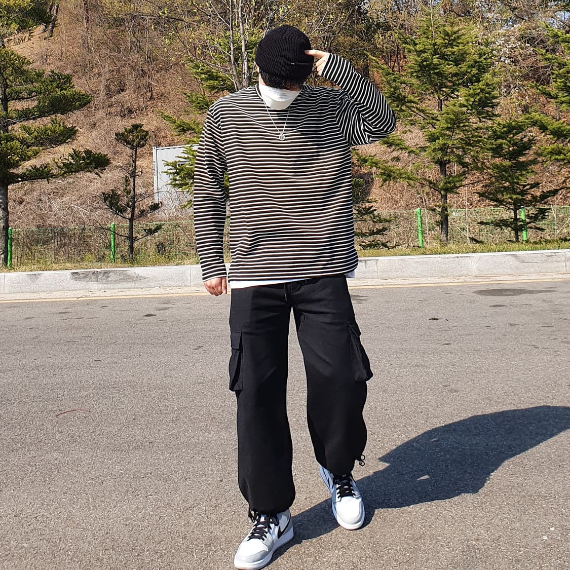 라퍼지스토어 카고팬츠 M 블랙 상품이미지7