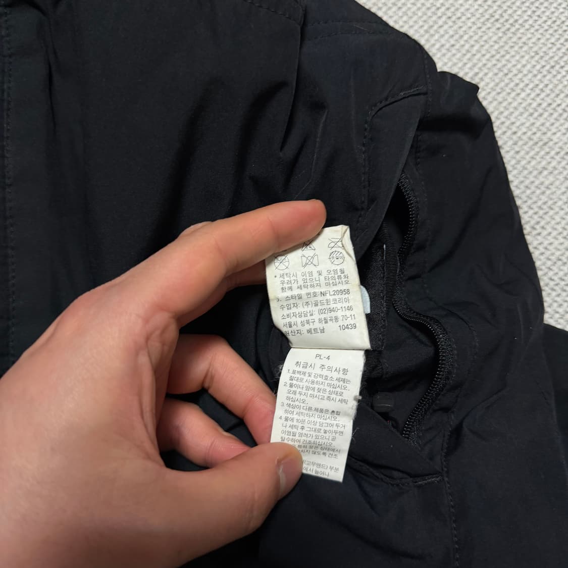 노스페이스 리버시블 퀄팅 경량패딩 상품이미지6