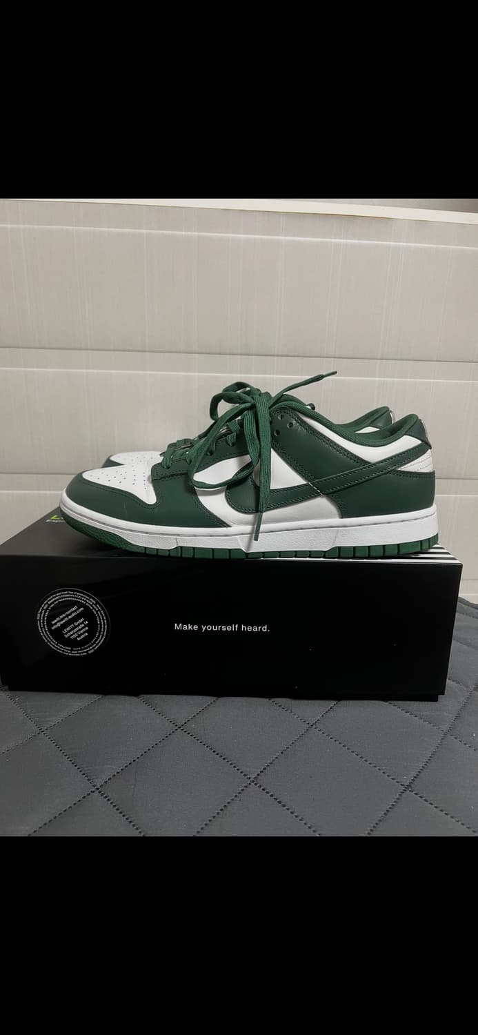 나이키 덩크 로우 레트로 바시티 그린 (280) 판매 상품이미지5